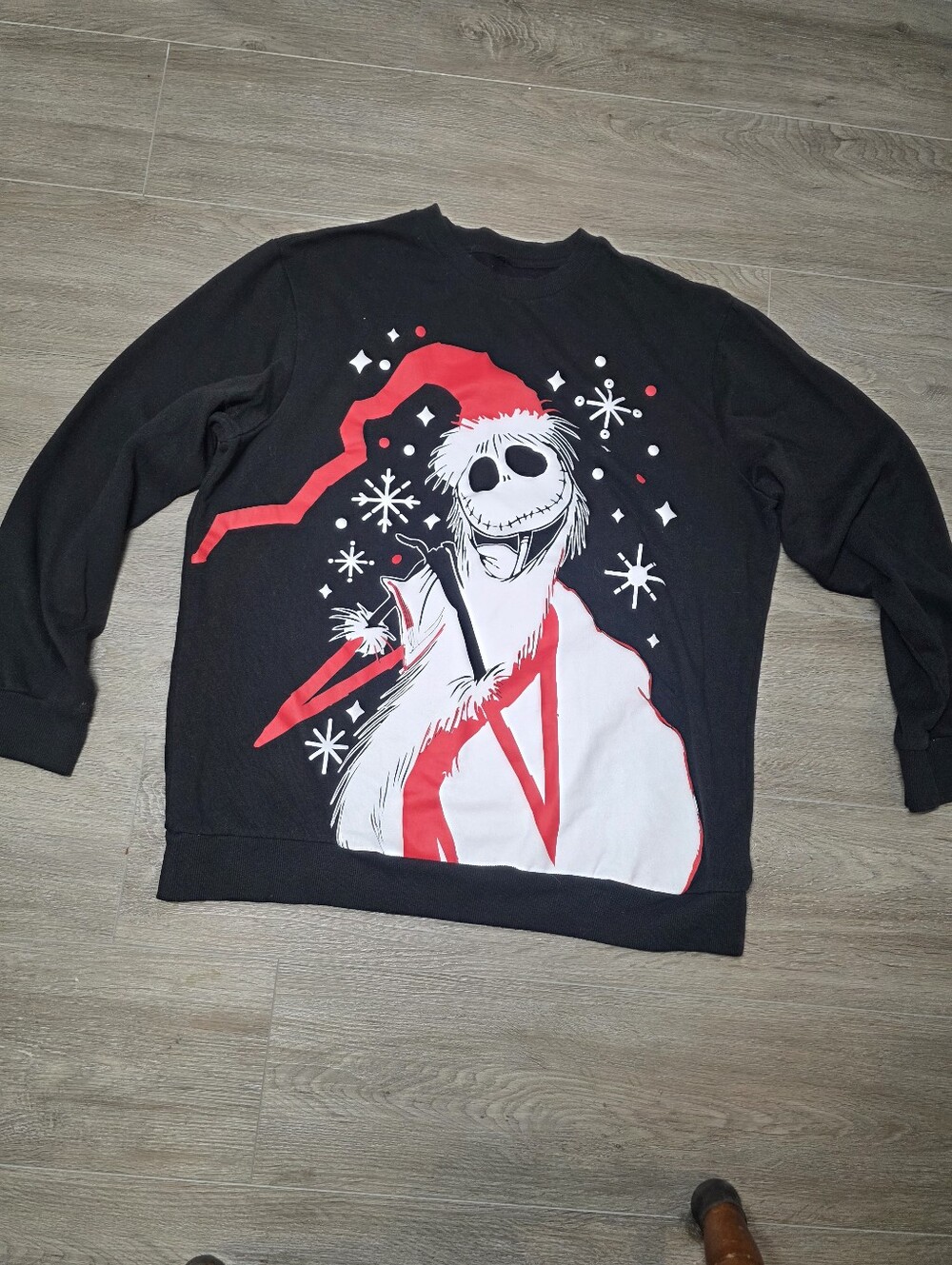 The Nightmare Before Christmas Jack Skellington Sweatshirt Adult/Unisex Sz M